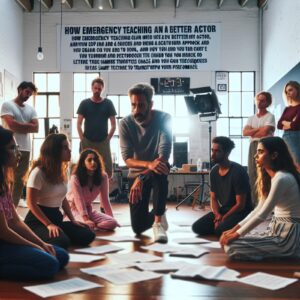 How Emergency Teaching Can Make You a Better Actor