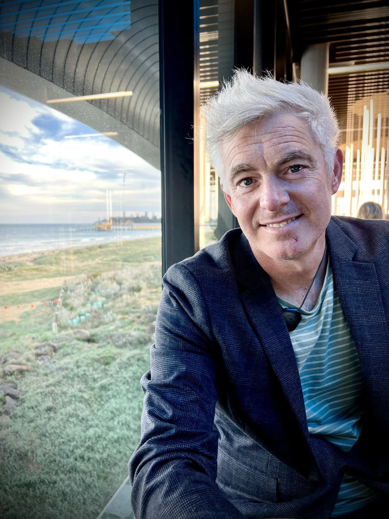 Paul Moore enjoying local food and lifestyle in Geelong, supporting small hospitality businesses and community connection.