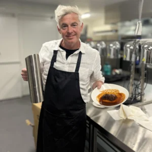 Paul Moore hosting his Dinner Party Experience — blending fine food, storytelling, and connection in Geelong.