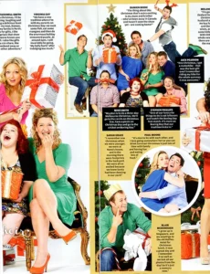 Paul Moore and the Winners and Losers cast during filming in Melbourne, celebrating the success of Channel 7’s award-winning Australian TV series.